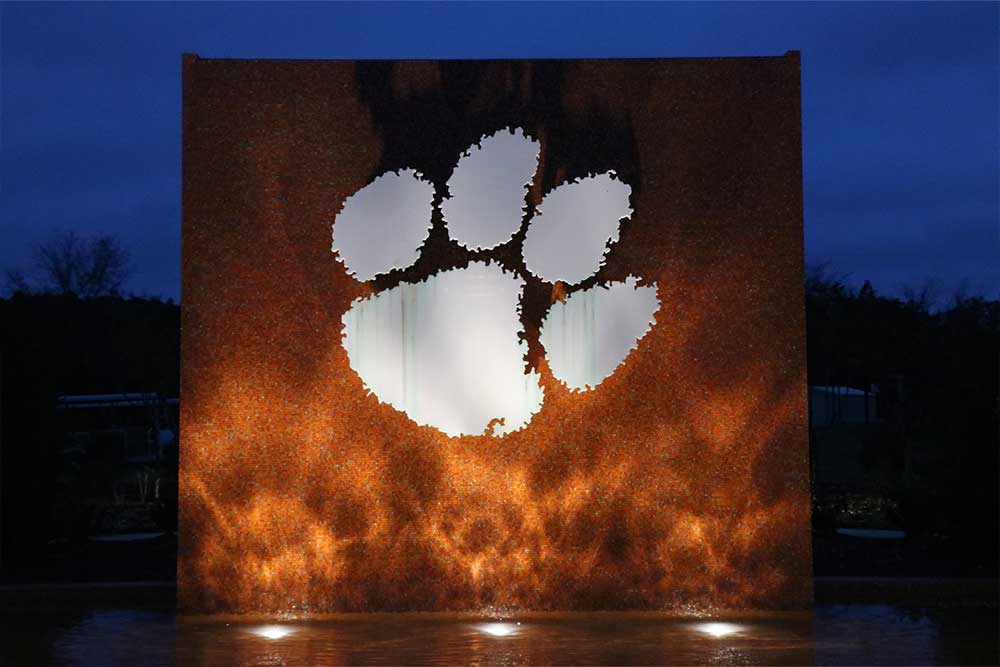 Clemson Fountain After Dark Special Project